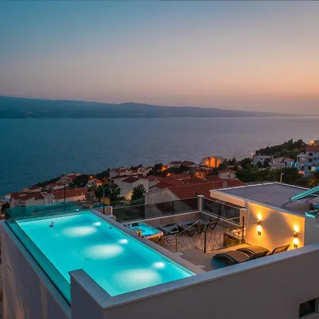 Adriatic Rooftop - Private Heated Pool 别墅 Stanici